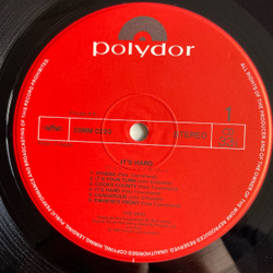 Винтажная виниловая пластинка LP The Who It's Hard (Япония 1982) (Оби)