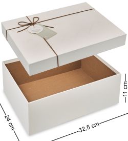 WF-167-A Набор коробок из 3 шт, молочный