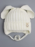 Шапка зимняя с ушками на завязках