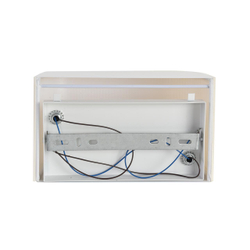 8327/2W MODERNI LN26 424 белый/бежевый, металл/текстиль/пластик Бра E14 LED 2*10W 220V GOFERA