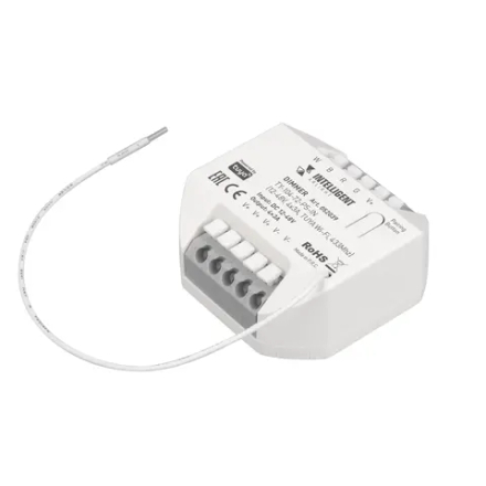 INTELLIGENT ARLIGHT Диммер TY-104-72-PS-IN (12-48V, 4x3A, TUYA Wi-Fi, 433Mhz) (IARL, IP20 Пластик, 3 года) 052039