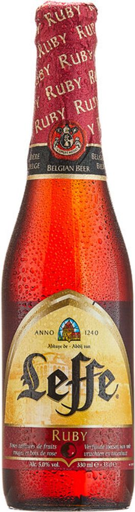 Пиво Леффе Руби / Leffe Ruby 0.33л - 12 шт