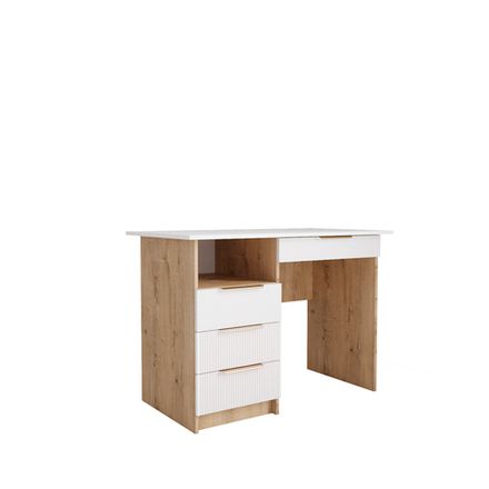 Стол письменный Лавис СТД 1070.1 (Дуб бунратти/Белый софт)