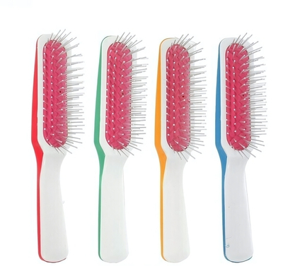 Расческа массажная для волос Жаклин, цвет микс, 3,5*20 см