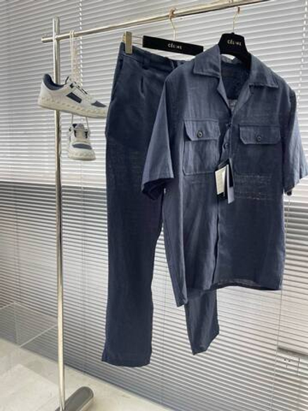 Льняной костюм Prada