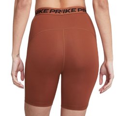 Женские теннисные шорты Nike Pro 365 Short 7in Hi Rise - rugged orange/black - Brown Orange