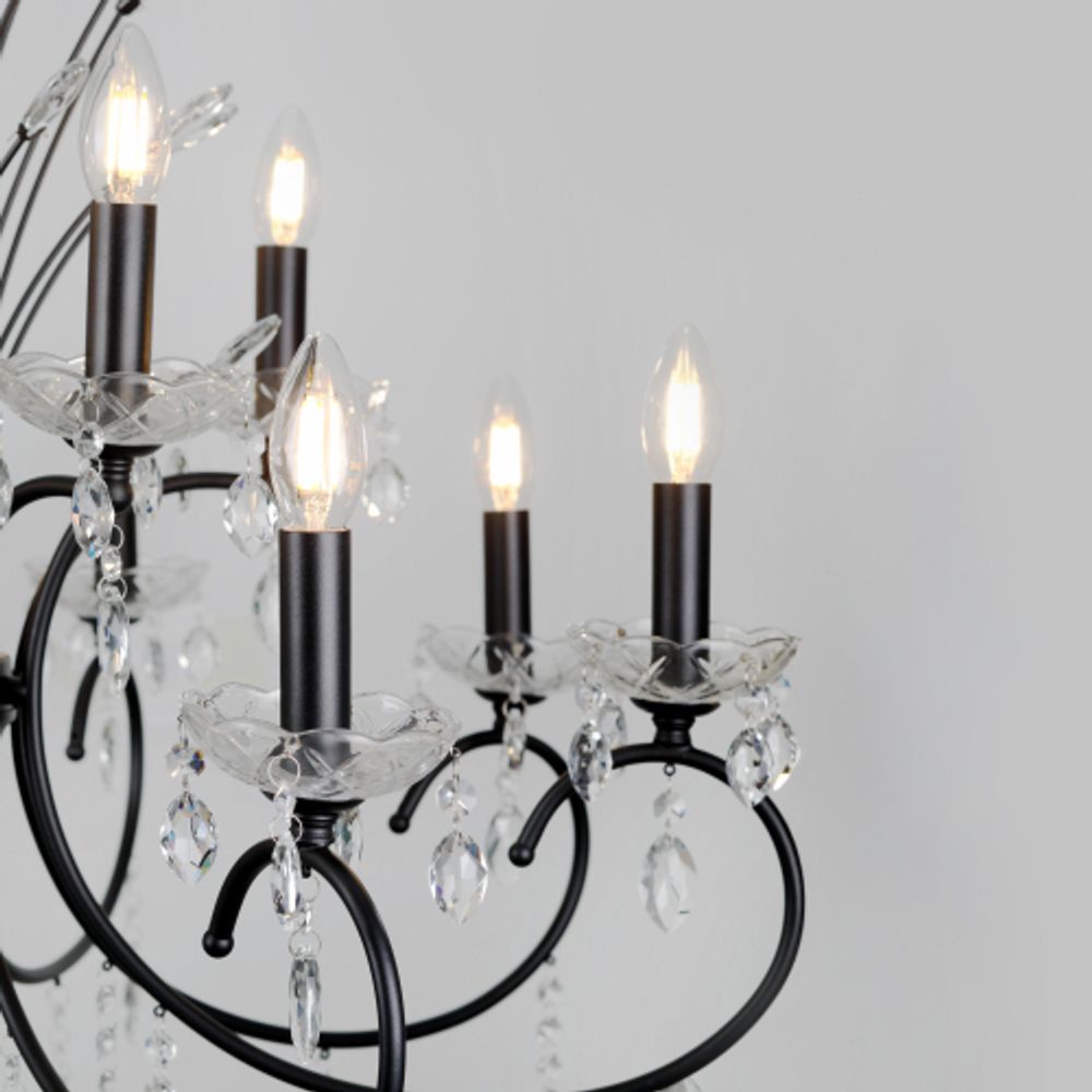 Люстра Rivoli Anamaria 2097-312 12 х Е14 40 Вт классика