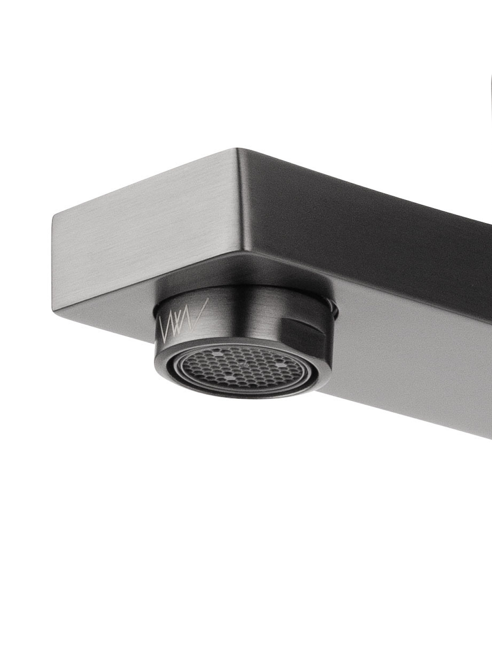 Смеситель для ванны с душем WONZON & WOGHAND CUBE 2.0, Темный графит (WW-88037068-BGM)