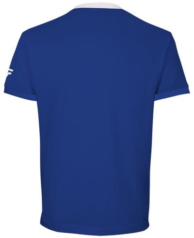 Футболка для мальчика теннисная Tecnifibre Cotton Tee - royal