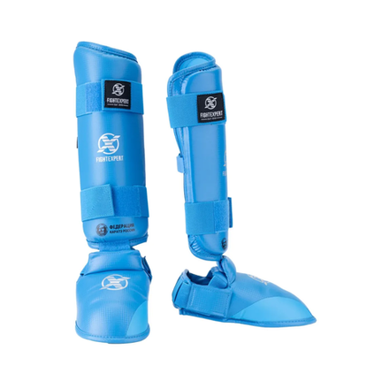 Защита голени для Каратэ EXPERT Синий
