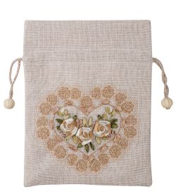 LK-27 Мешочек из льна «Симфония любви»