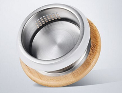 298035 Чайник "Кристалл" метал.крышка с ситом, 1600мл, стекло