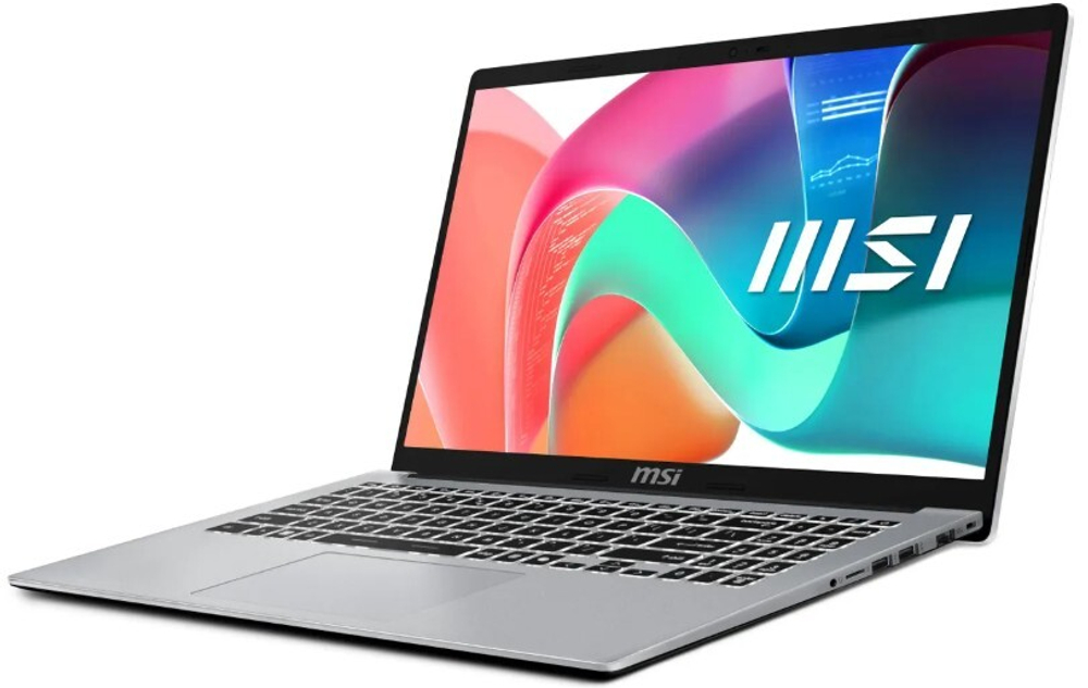 Ноутбук  MSI Modern 15 F13MG-203XRU 15.6 ", Core i3, 16 Гб RAM, 512 Гб SSD, UHD Graphics, Серебристый