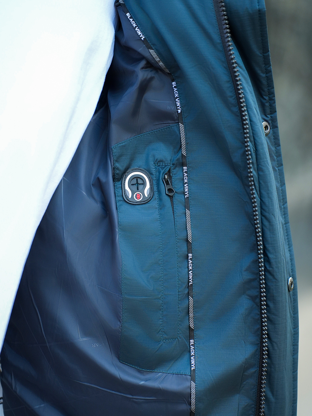 Куртка мужская зимняя Black Vinyl цвет Джинс