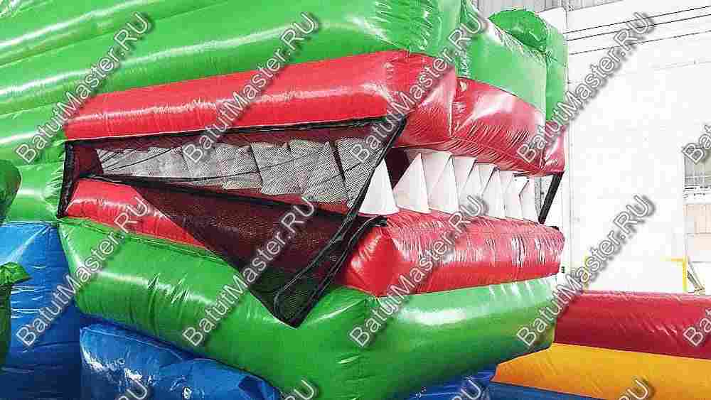 Надувная горка-робот "Дракоша" 10*6*5 м