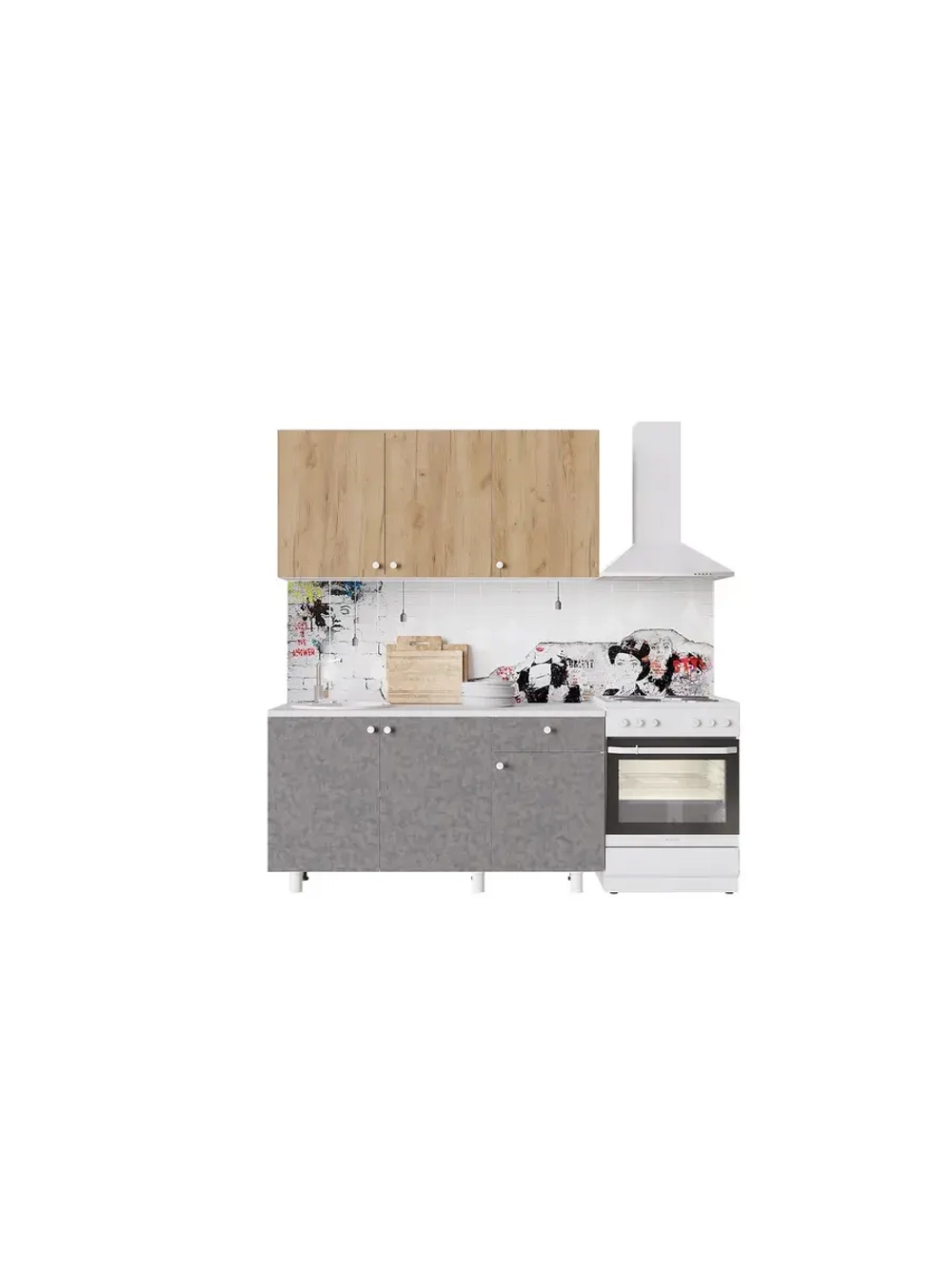 Кухонный гарнитур POINT 150 Золото