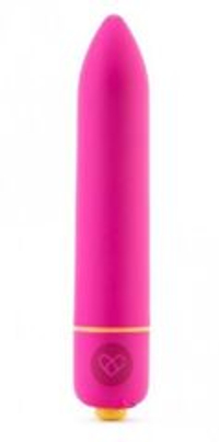 Розовая вибропуля Pink Vibe Power Bullet - 9 см.