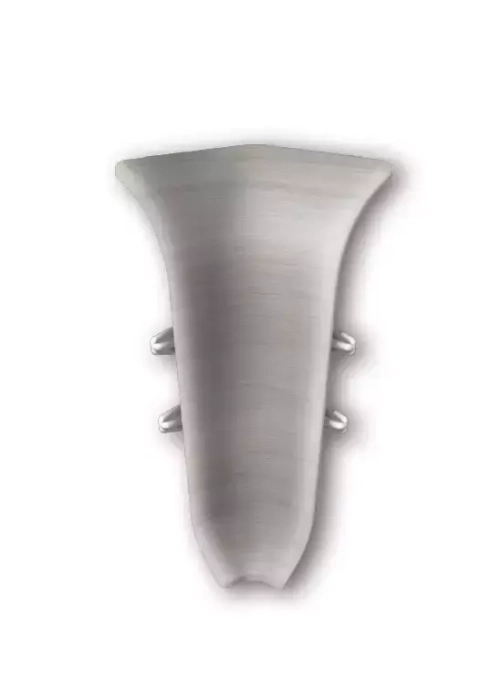 Угол внутренний для плинтуса 55мм "Идеал Классик", 268 Клен серый