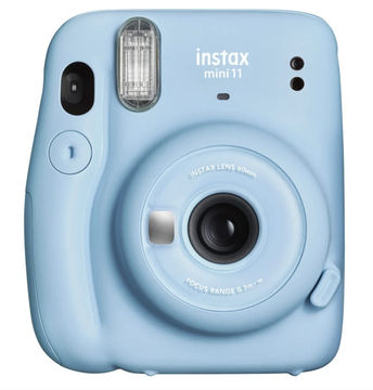 Фотоаппарат моментальной печати Fujifilm Instax Mini 11, печать снимка 62x46 мм, sky blue