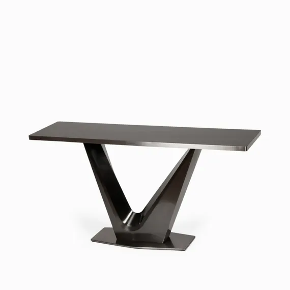 Консоль Optional 150х85 см, черная керамика