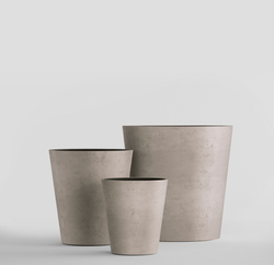 Кашпо, коллекция Concrete, форма CRATER