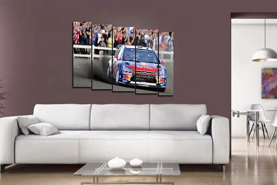 Модульная картина "Крутой поворот"