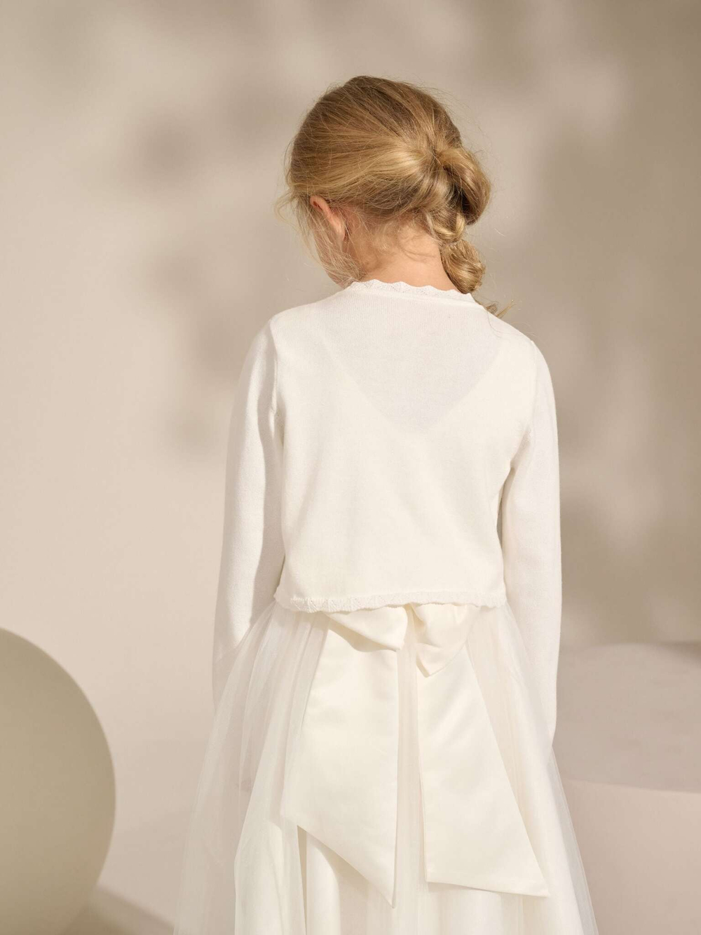 Балеро для девочки Next AH8-017, Кремовый