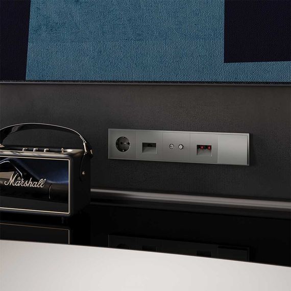 Вывод кабеля Voltum S70, (титан) VLS080206