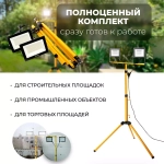 Прожектор LED LL-503 на штативе IP65 2*50W 6400K Feron 29568