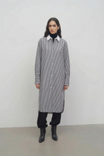 Платье-рубашка из хлопка-поплина