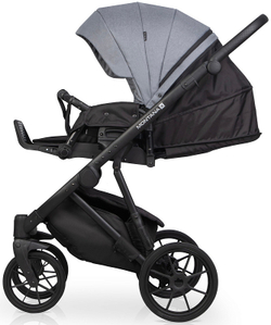 Детская коляска Riko Basic Montana Plus X 2 в 1 40 Graphite (графит+серый)