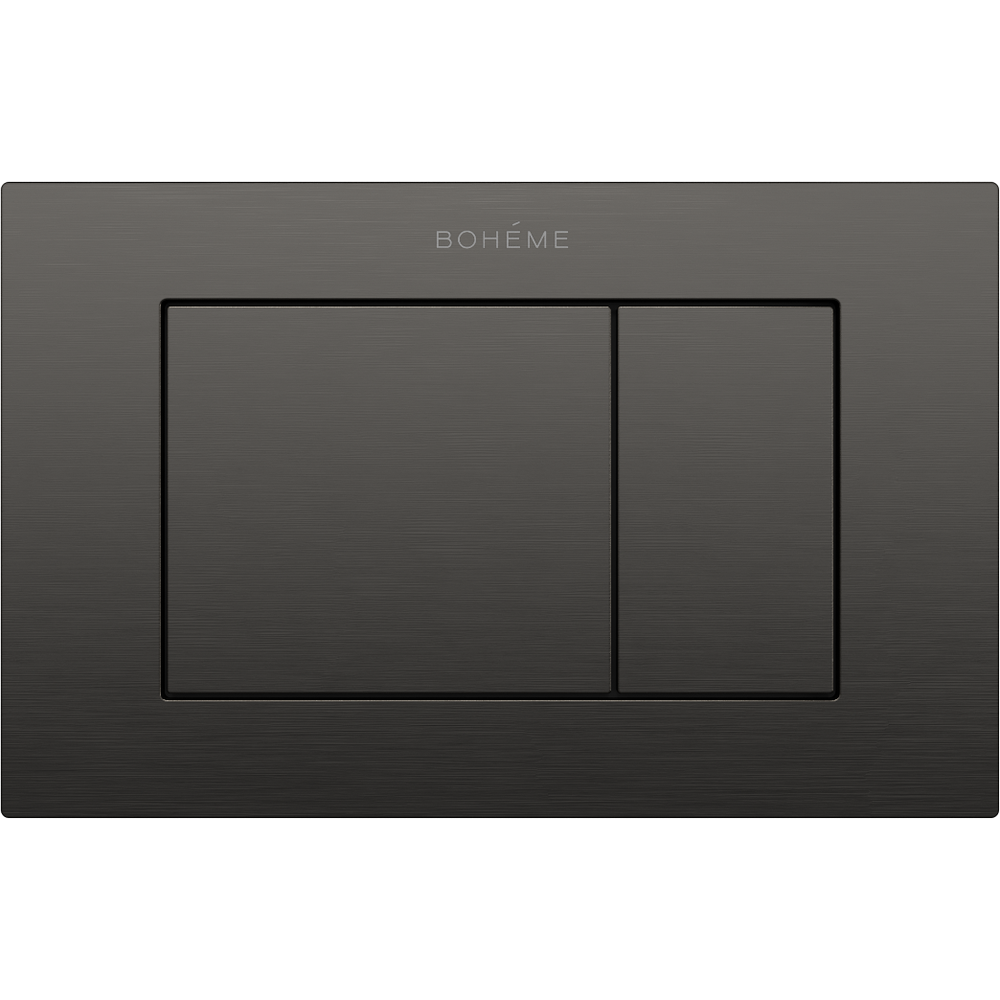 Клавиша смыва Boheme 650/2-GM для инсталляции Geberit, GUN METAL