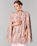 Кейп с вышивкой ручной работы