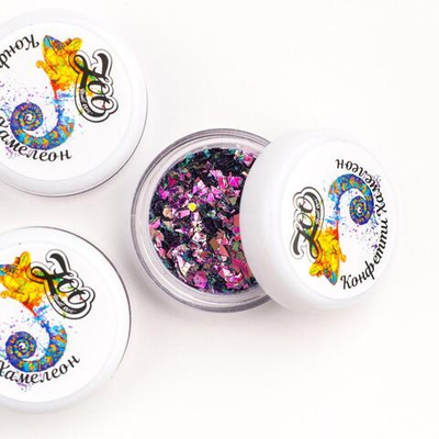 Zoo Nail Art Конфетти "Хамелеон" 1 г
