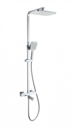 Душевая система с термостатом WONZON & WOGHAND STAY 3, Хром (WW-B3026-T1-CR)
