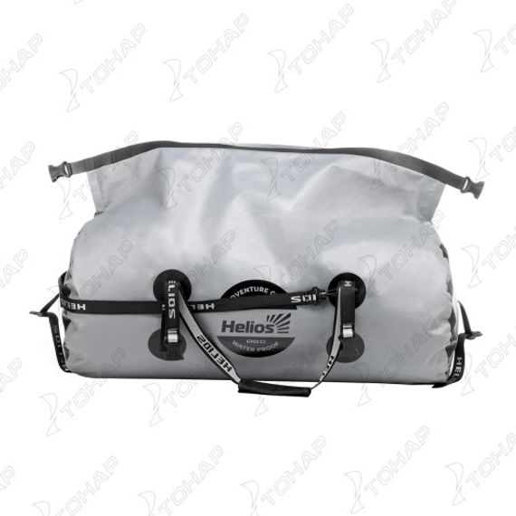 Гермобаул 100 л (ПВХ, серый/черный) (HS-GB-100-GB) Helios