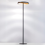 723727 Торшер LODI LED 9W 720LM ЧЕРНЫЙ/ДЕРЕВО 3000K