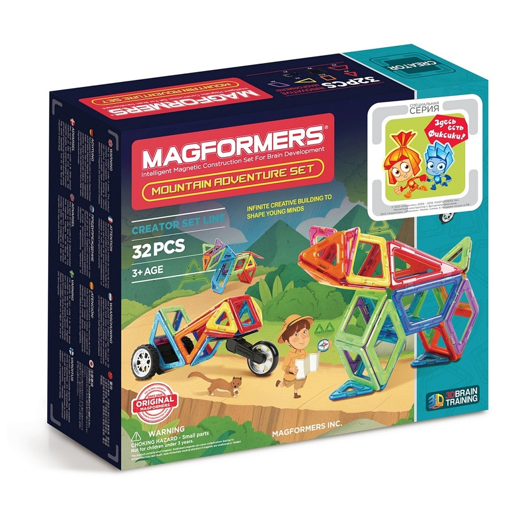 Магнитный конструктор MAGFORMERS Adventure Mountain 32 set