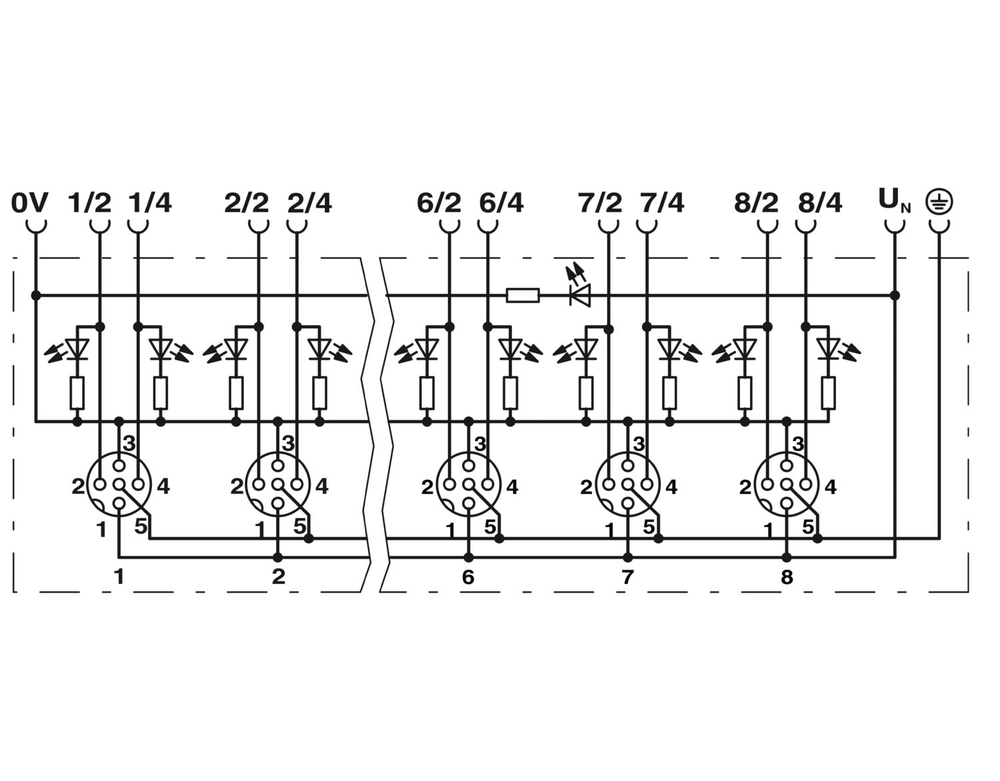 1027000 - SACB-8/16-L-20,0PUR SCO P - Распредкоробка