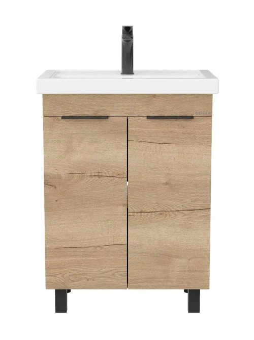 Тумба Onika Легран 70, напольная, дуб галифакс (ум. Фостер-70) 107067