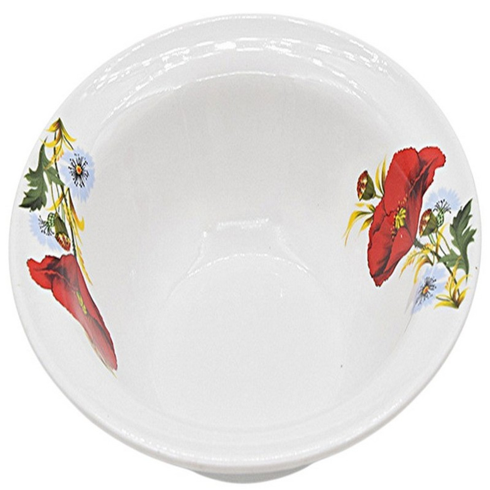 Миска "МАКИ КРАСНЫЕ (Идиллия)" 550 мл., Беларусь.