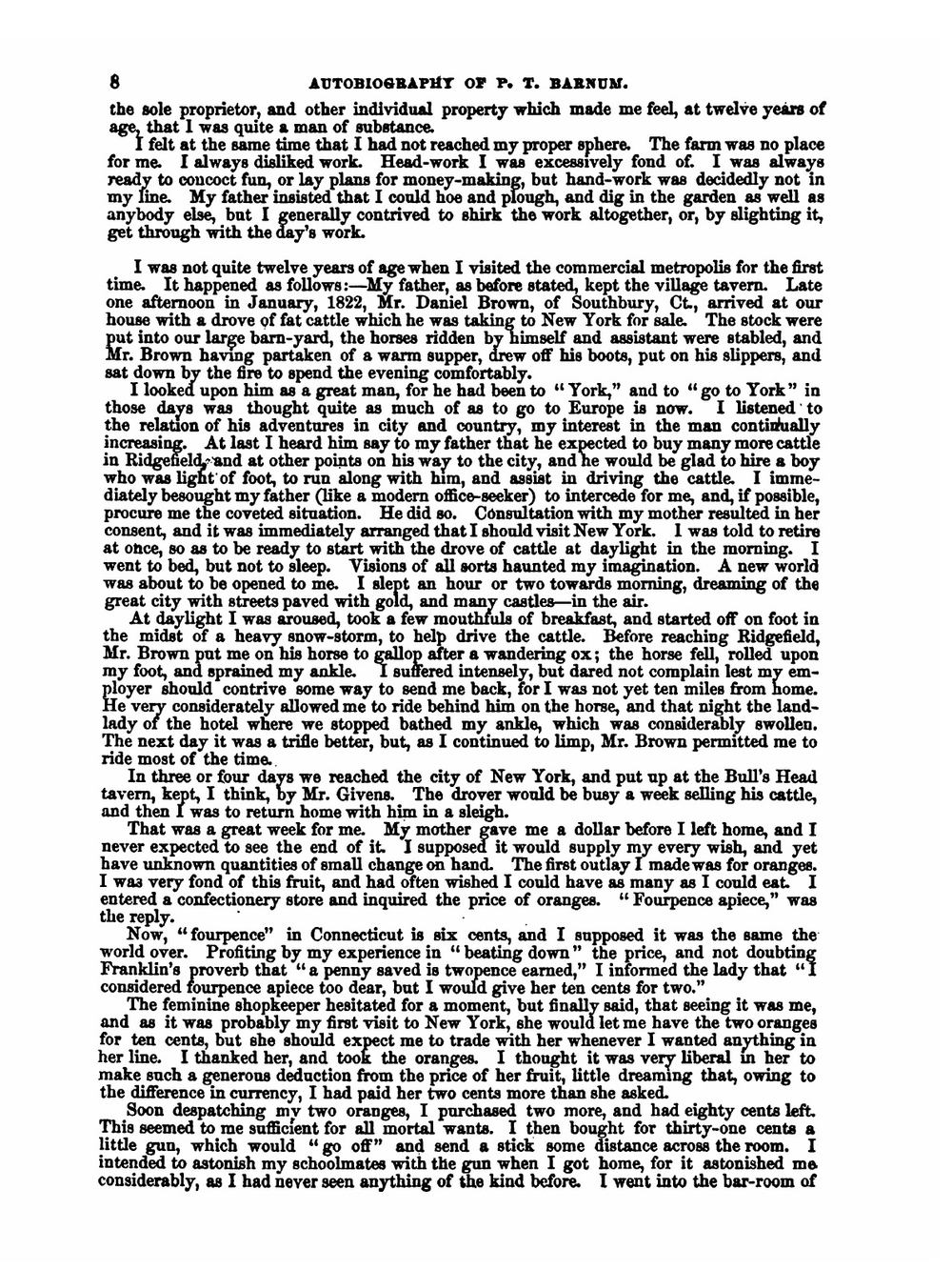 The autobiography of P.T. Barnum | Phineas Taylor Barnum