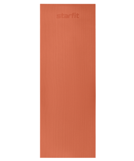 Коврик для йоги и фитнеса высокой плотности FM-103 PVC HD, 183x61x0,4 см, индийский каштан