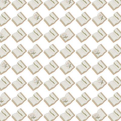 Открытая книга с закладкой