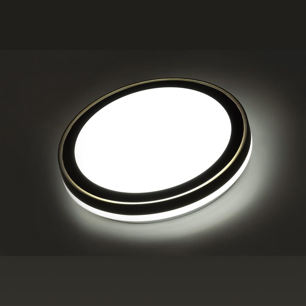 7620/DLN PALE SN 109 Светильник пластик/черный/медный LED 48Вт 3000/4000/6000K D390 IP43 CCT AKUNA