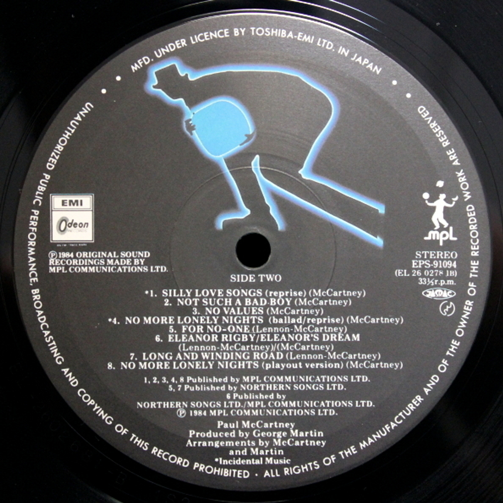 Paul McCartney / Give My Regards To Broad Street (LP)
