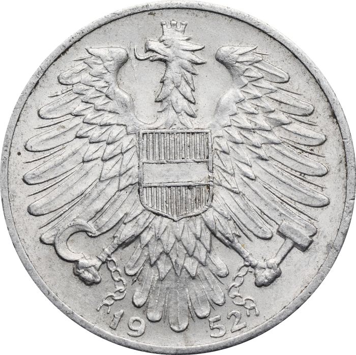 1 шиллинг 1952 Австрия