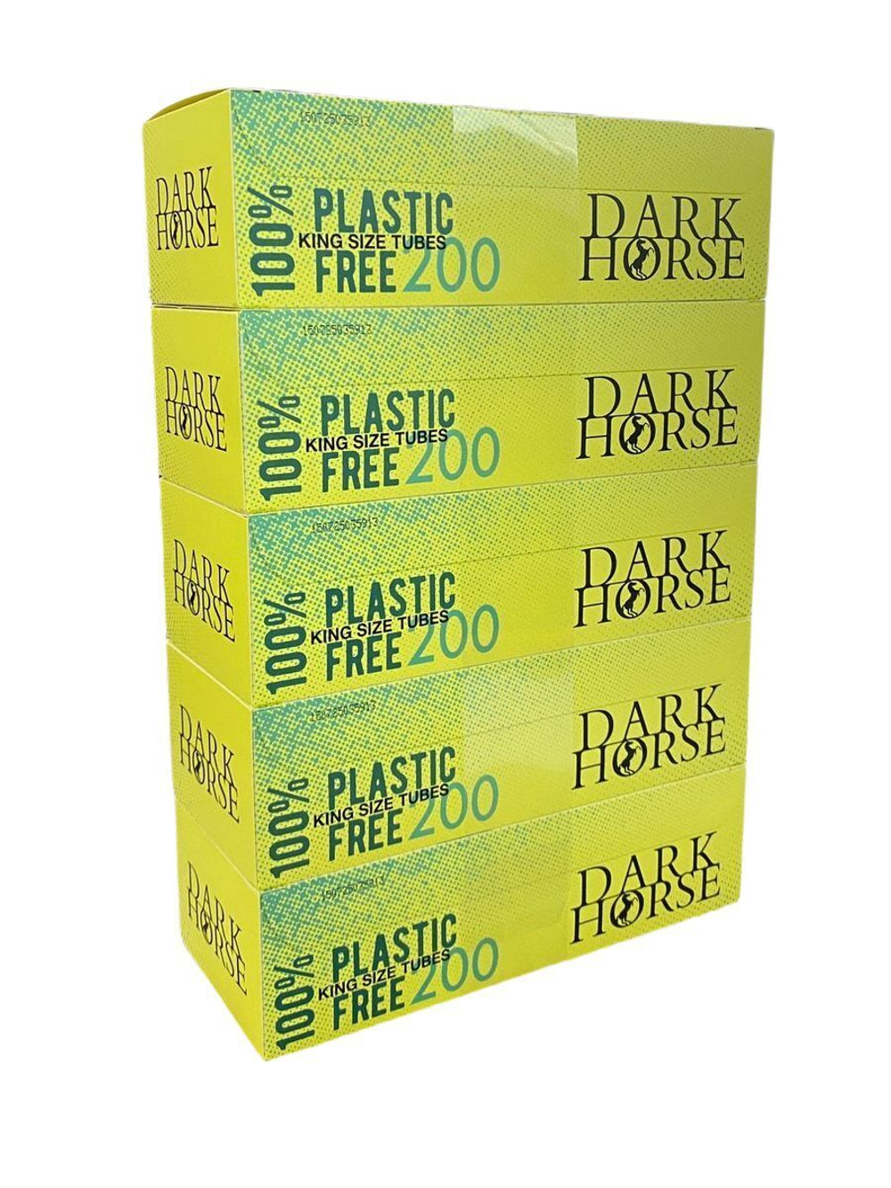 Гильзы для сигарет "Dark Horse" KS 8.1/15мм Yellow 5х200шт (Комплект)