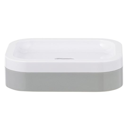 Мыльница tyer, белая/серая