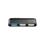 Адаптер USAMS US-SJ490 USB Type-C Mini HUB на Type-C + USB 3.0 + USB 2.0 (Grey)